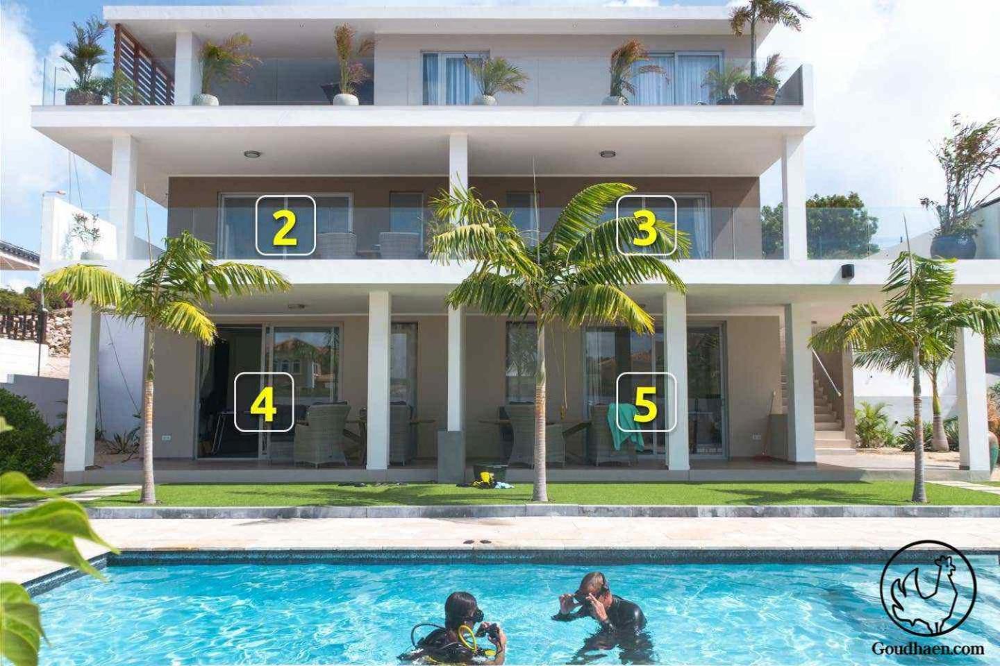 Goudhaen Luxury Private Apartments Jan Thiel Beach Esterno foto